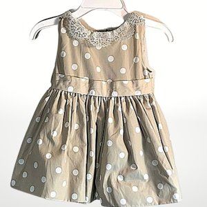 NWOT Neiman Marcus Elegant Polka Dot Dress 12M